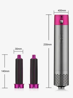 5 in 1 Hair Dryer Brush Curling Set Negative Ion Hair Curler Styling Tool