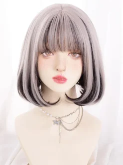 14 Inches Lolita Wig Highlighting Hair Heat-resistant Fiber As Image Lolita Accessories