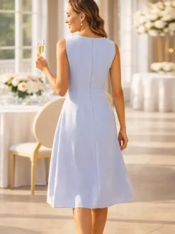 2 Pieces Mother Dress Jewel Neck 3/4 Length Sleeves Two-piece Lace Guest Dresses For Wedding