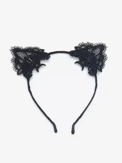 Accessories Eye Mask For Women Black Lace Party Set