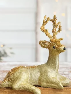 Accessory Christmas Gold Synthetic Christmas Pattern Christmas Holidays Costumes