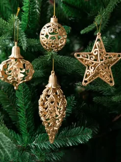 Accessory Christmas Gold Synthetic Christmas Pattern Christmas Holidays Costumes
