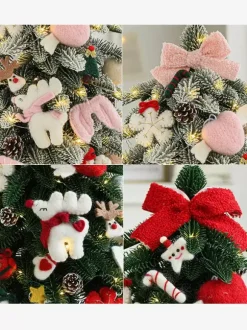 Accessory Christmas Pink Synthetic Christmas Pattern Christmas Holidays Costumes