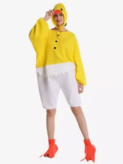 Adult Costumes Carvinal Halloween Chick Jumpsuit Set