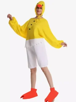 Adult Costumes Carvinal Halloween Chick Jumpsuit Set