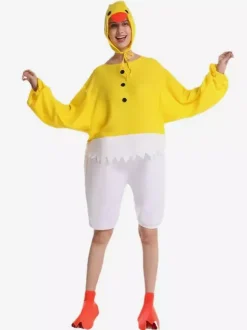 Adult Costumes Carvinal Halloween Chick Jumpsuit Set