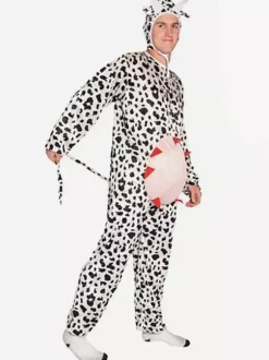 Adults Kigurumi Funny Cow Onesie Jumpsuit With Hat