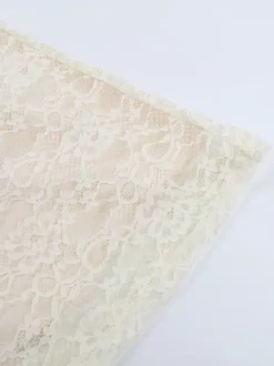Aesthetic Lace Maxi Dress For Women - Apricot Ruched Bodycon Gown - Summer Wedding Guest Party Wear 2026
