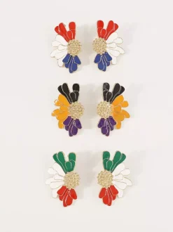 Alloy Flower Earrings For Women 2026