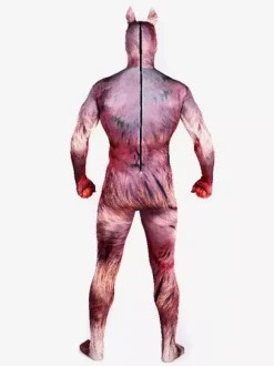 Animal Zentai Suits Adult Zentai Suit Werewolf Lycra Spandex Full Body Costumes