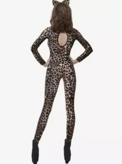 Animal Zentai Suits Womens Sexy Catsuit Leopard Printed Zentai Costumes