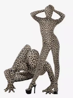 Animal Zentai Suits Leopard Lycra Spandex Suit Animal Full Bodysuit Costume