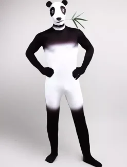 Animal Zentai Suits Morph Suit Panda Style Zentai Suit Full Body Lycra Spandex Bodysuit