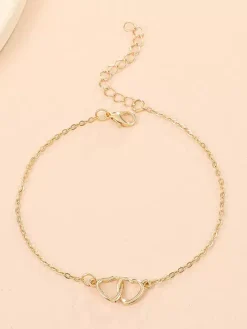 Anklet Heart Openwork Beach Summer Ankle Bracelet