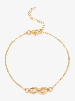 Anklet Rhinestone Infinity Timeless Chic Bikinis Beach Ankle Chain