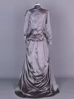 Apricot Edwardian Dress Long Sleeves Tunic Vintage Dress