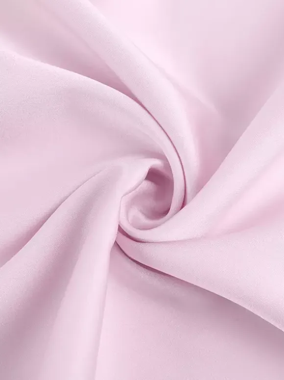 Baby Pink Women Maxi Dress - Elegant Ruffle V-Neck Tie Front Slip - Coquette Aesthetic Summer Vacation Beach Dress 2026
