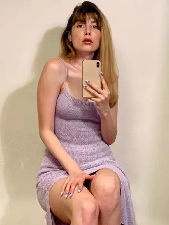 Backless Knitted Slip Dress For Women - Lace Up Ribbed Side Slit Midi Bodycon - Summer Beach Vacation 2026