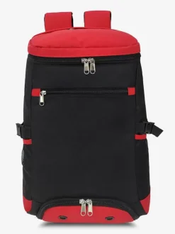 Backpack for Men Red Cycling Patchwork Bag