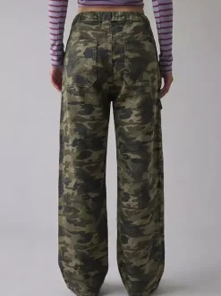 Baggy Cargo Jeans For Women - Washed Retro Y2K Low Rise Drawstring Wide Leg Pants - Spring Streetwear 2026