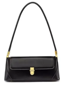 Baguette Bag Faux Leather Slim Shoulder Bag For Women 2026