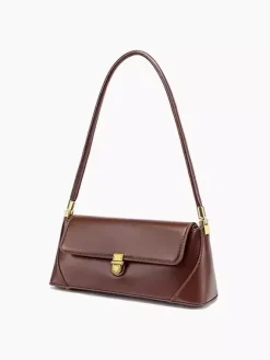Baguette Bag Faux Leather Slim Shoulder Bag For Women 2026