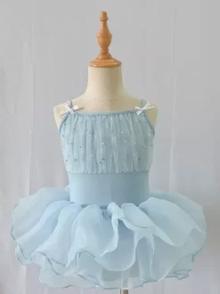 Ballet Dance Costumes Lavender Kid's Ballerina Polyester Dress Dancing Costumes