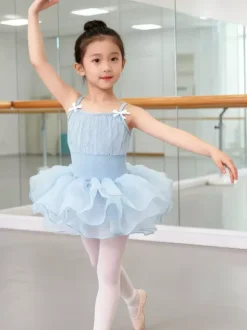 Ballet Dance Costumes Lavender Kid's Ballerina Polyester Dress Dancing Costumes