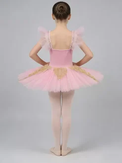 Ballet Dance Costumes Pink Girl's Kid's Ballerina Lycra Spandex Dress Dress Dancing Wear