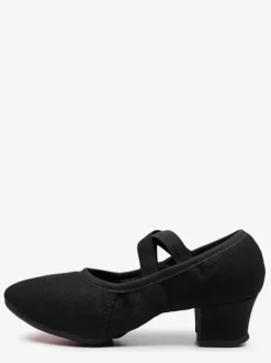 Ballet Dance Shoes Woman's Black Closed Toe Dance Shoes