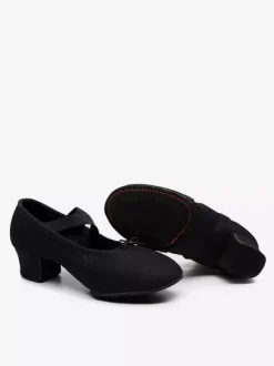 Ballet Dance Shoes Woman's Black Closed Toe Dance Shoes