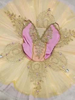 Ballet Dress Pink Women's Kid's Ballerina Ruffles Lace Polyester Dress Dancing Wear