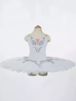 Ballet Dance Costumes Red Girl's Star Applique Ballerina Polyester Dress Dancing Wear