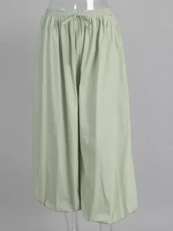 Balloon Pants With Elastic Waist Design For Women 2026