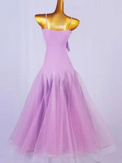 Ballroom Dance Costumes Lavender Women's Lycra Spandex Set Dress Dance Wear