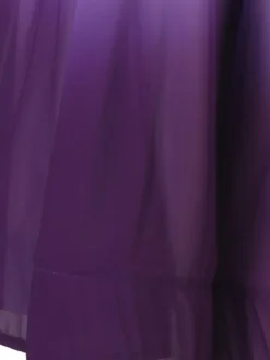 Ballroom Dance Costumes Purple Women's Sexy Polyester Rhinestones Dress Dancer Dance Dress