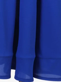 Ballroom Dance Dress Costumes Royal Blue Women's Lycra Spandex Dress