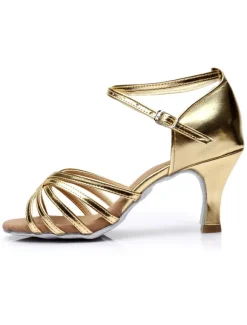 Ballroom Dance Shoes Latin Dance Shoes Satin Cirss Cross Ballroom Shoes For Women