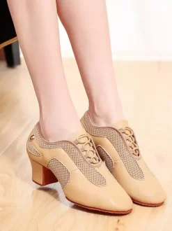 Ballroom Dance Shoes Woman's Chunky Heel