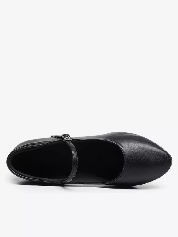Ballroom Dance Shoes Women's Round Toe Mary Jane Dance Shoes