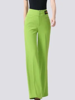 Ballroom Dance Costumes Coffee Brown Women's Polyester Pants Dance Dress