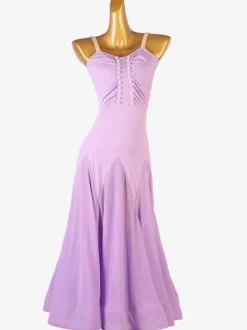 Ballroom Dance Costumes Fuchsia Pink Women's Lycra Spandex Dress Dance Dress