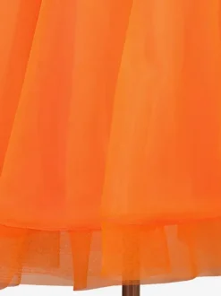 Ballroom Dance Costumes Orange Women's Lycra Spandex Dress Dance Wear
