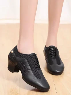 Ballroom Dance Shoes Woman's Chunky Heel Dance Shoes