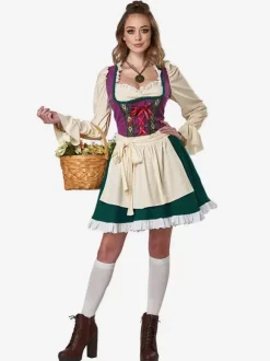 Bavarian Beer Girl Retro Holidays Costumes