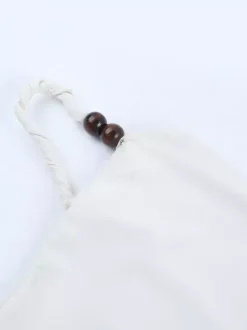 Beaded Strap Women's Mini Dress - Minimalist White Cami Bodycon - Coastal Grandmother Summer Vacation Beach Dress 2026
