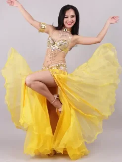 Belly Dance Costume Performance Women Dancing Wear 5-Piece Sets Outfit