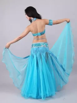 Belly Dance Costume Performance Women Dancing Wear 5-Piece Sets Outfit