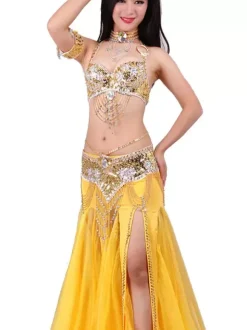 Belly Dance Costume Performance Women Dancing Wear 5-Piece Sets Outfit