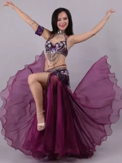 Belly Dance Costume Performance Women Dancing Wear 5-Piece Sets Outfit
